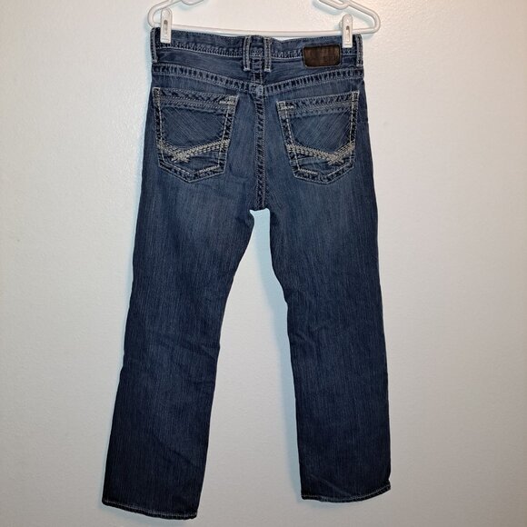 Buckle BKE Denim Jake Embroidered Pocket Jeans Mens 31S Short - Picture 10 of 11